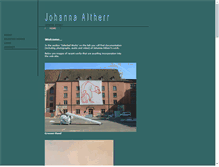 Tablet Screenshot of johanna-altherr.com